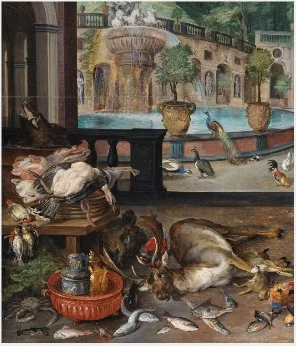 Fragment of 'Christ in the House of Martha and Mary', detail