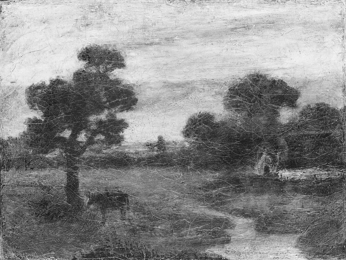 Pasture at Evening, detail