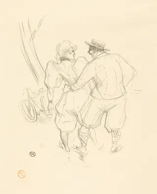 Floréal, by Henri de Toulouse-Lautrec, ink, 1895