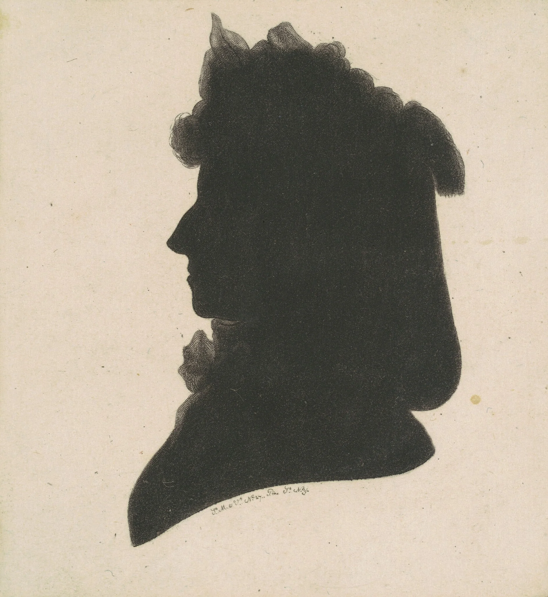 Unidentified Female Silhouette, detail