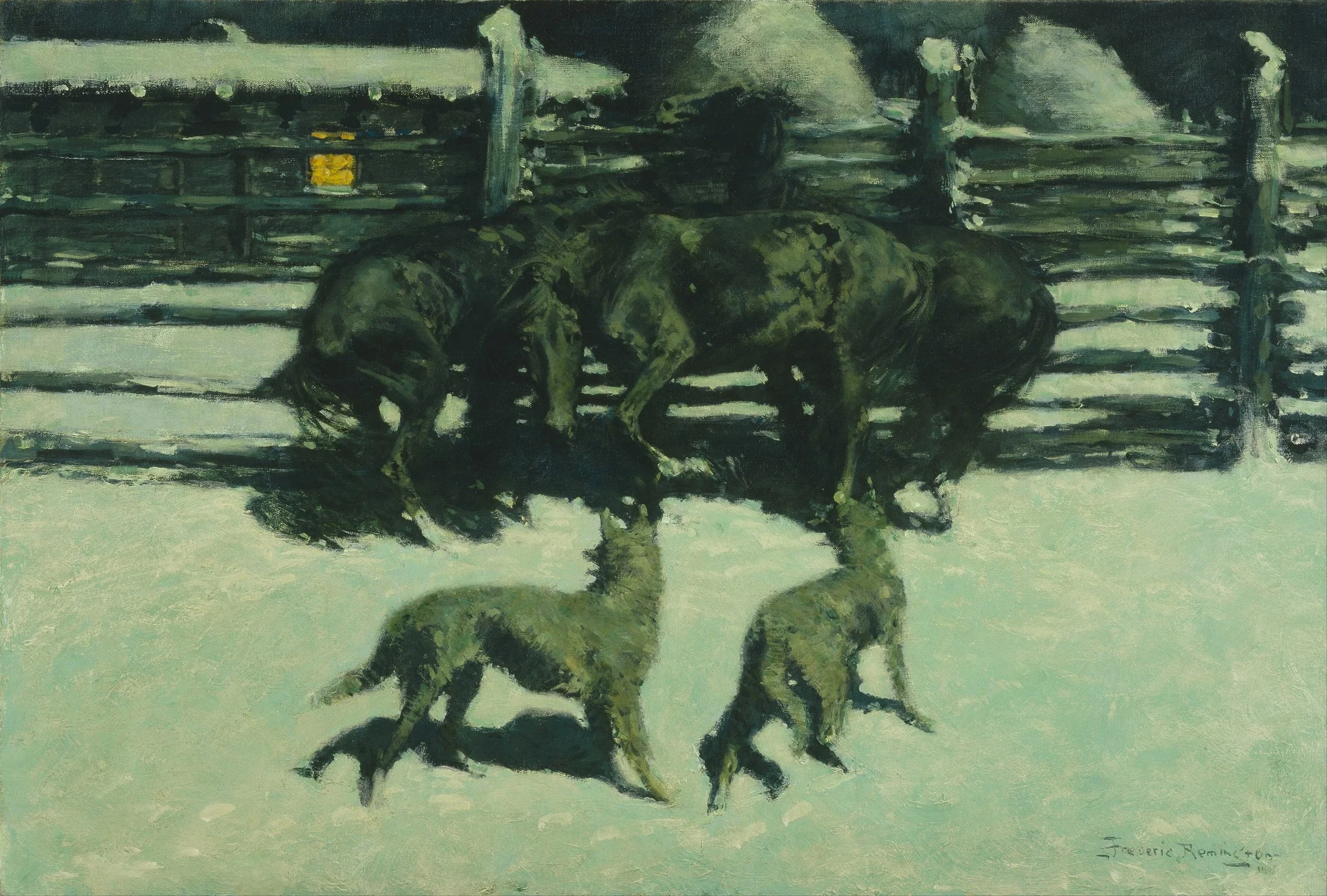 The Call for Help, detail