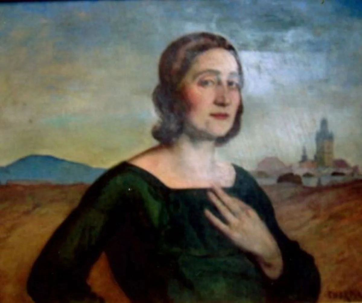 Tessi Tory Nora (Portret de femeie), detail
