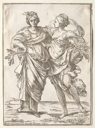Alliance of Peace and Abundance, by Bartolommeo Coriolano, 1627