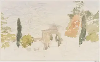 Untitled, by Thomas Brittain Vacher, watercolor, 1850