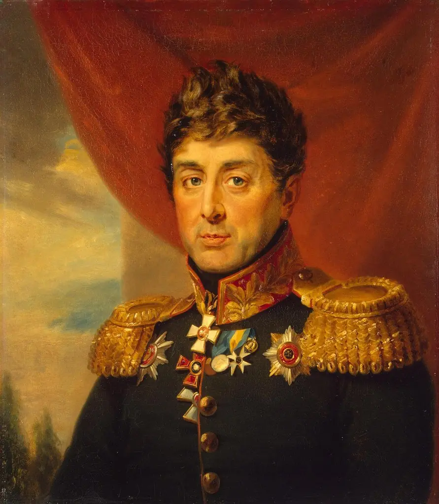 Portrait of Yevstafy Ye. Udom (1760-1836) (2nd), by George Dawe, oil, 1822
