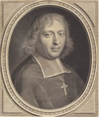 Jacques-Benigne Bossuet, by Robert Nanteuil, ink, 1674