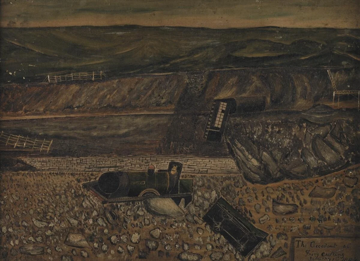 accident at Friog Cutting Jan 1 1883, detail