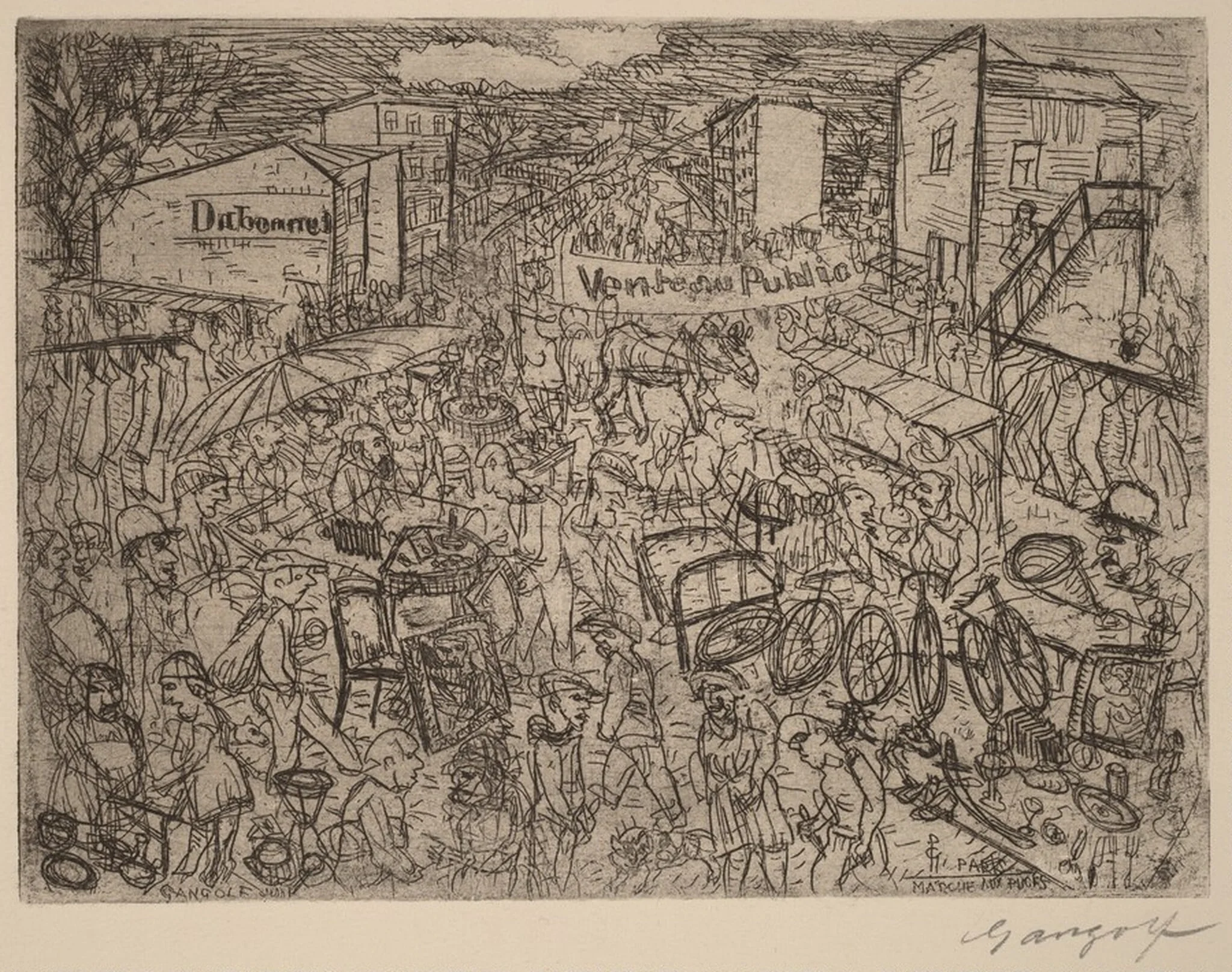 PARIS MARCHÉ AUX PUCES (Paris Flea Market), detail