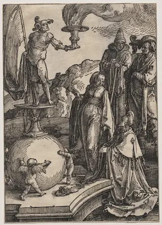 Solomon's Idolatry, by Lucas van Leyden, 1518