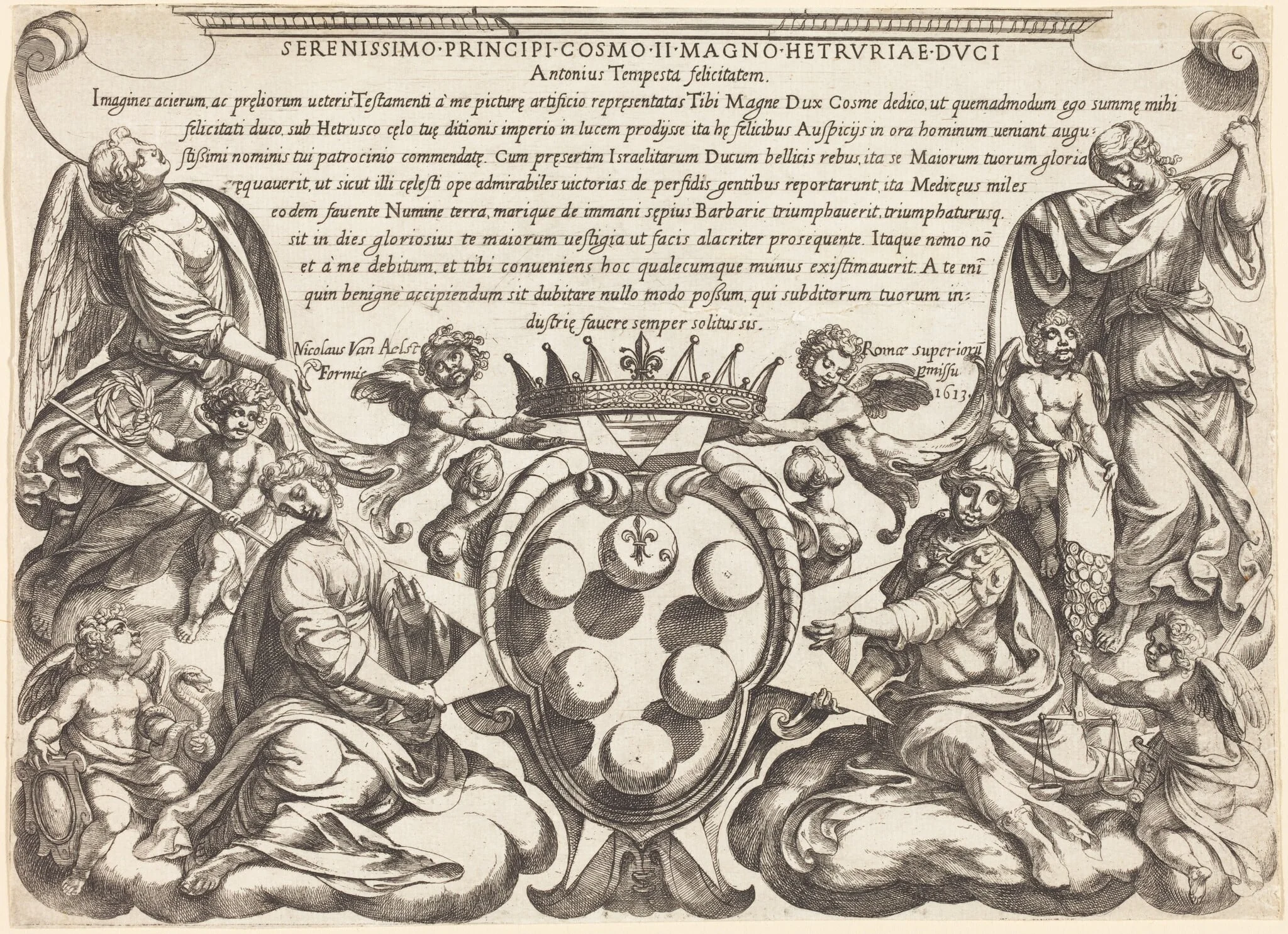 Frontispiece, detail
