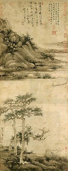 Fishing in Reclusion on Lake Tung-t'ing, detail