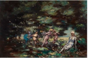 Fairies in a Wood, detail