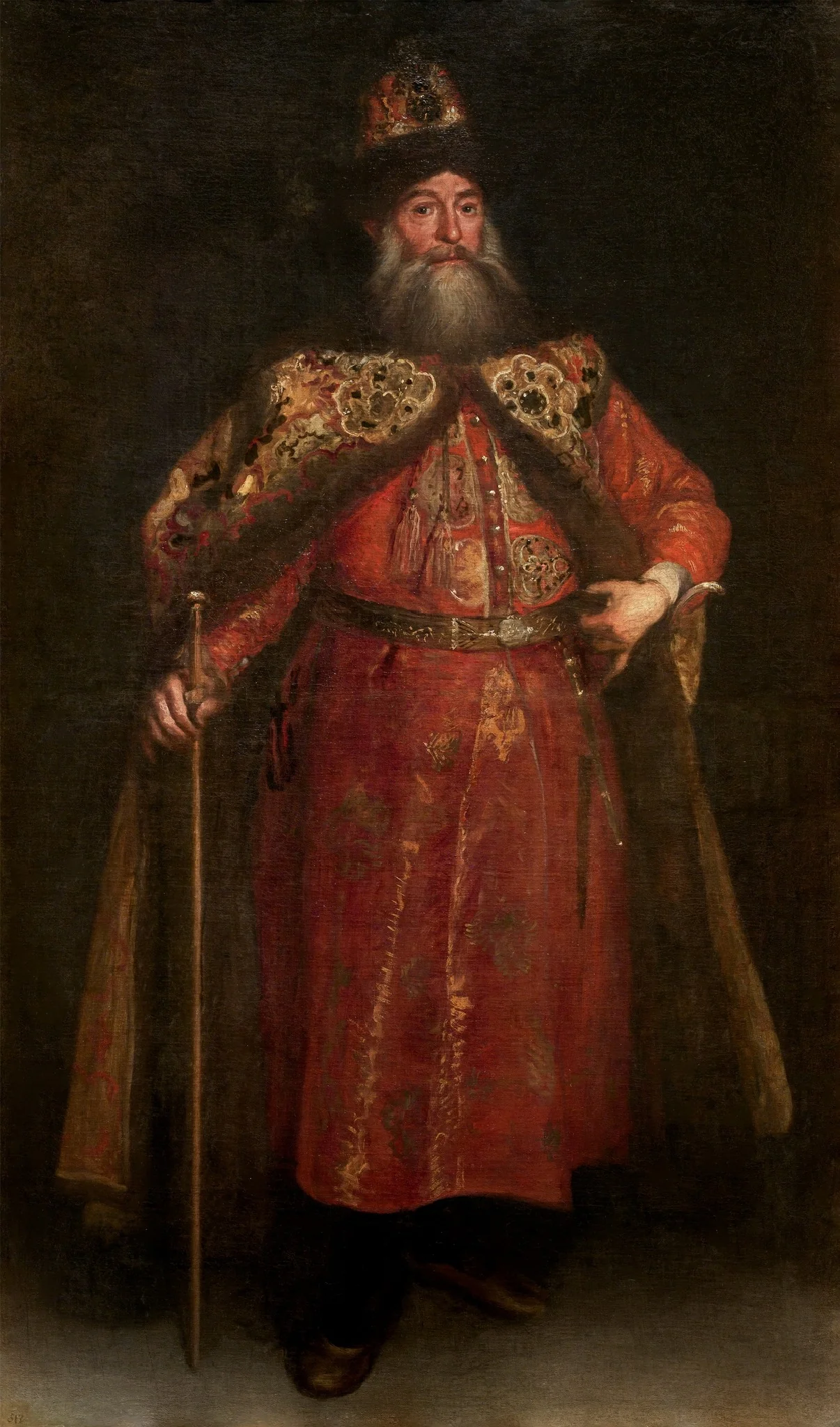Peter Ivanowitz Potemkin, The Russian Ambassador, detail