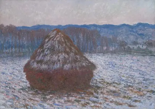 Stack of Wheat, by Claude Monet, oil, 1890