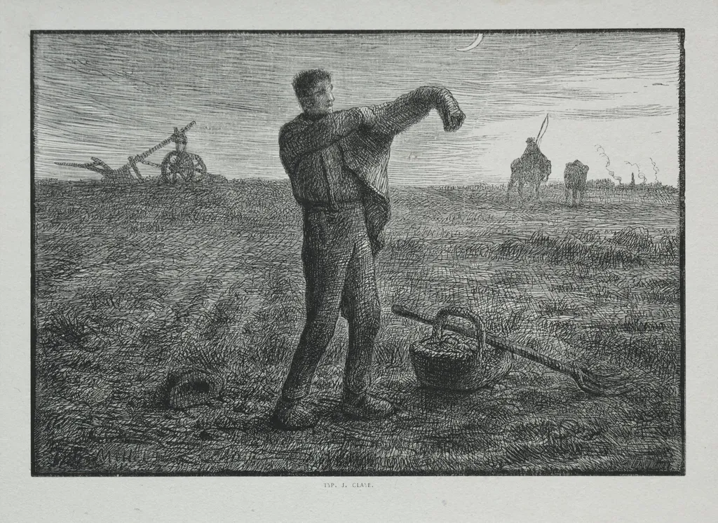 Four Hours of the Day: Evening, by Adrien Lavieille, 1860