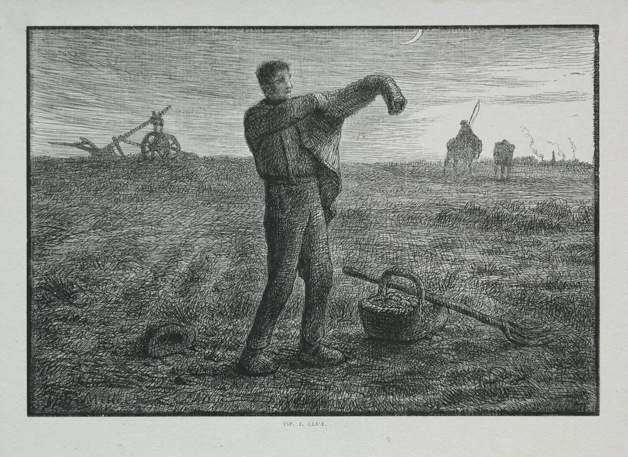 Four Hours of the Day: Evening, detail
