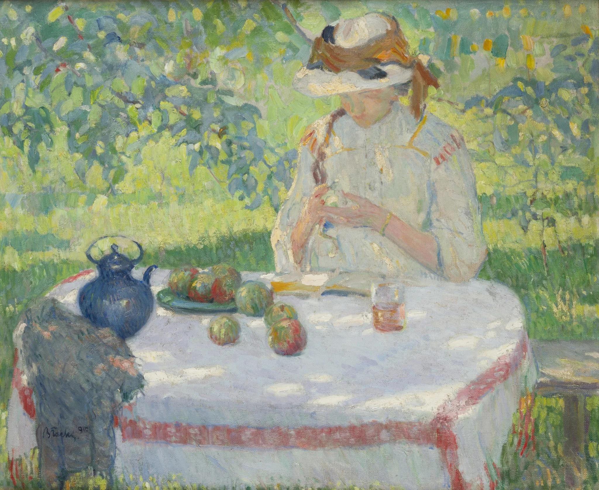 In the Garden, detail