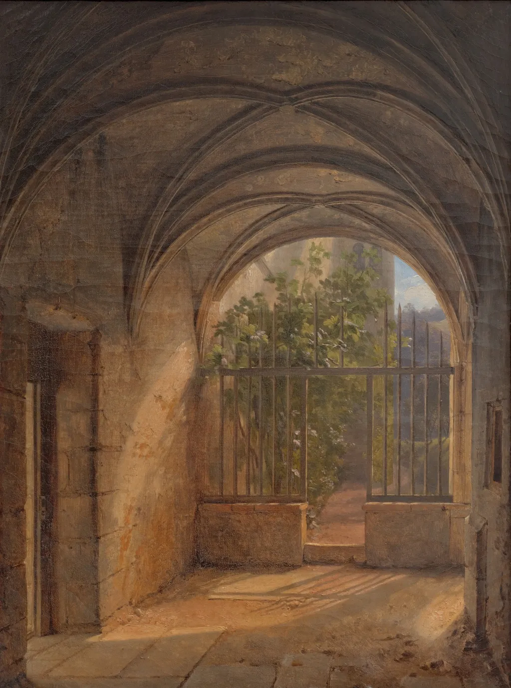 Monastery Interior, by François Fleury-Richard, oil, 1850