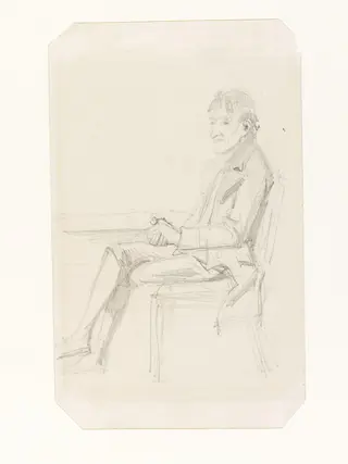 Portrait of John Soane, by Daniel Maclise, 1835