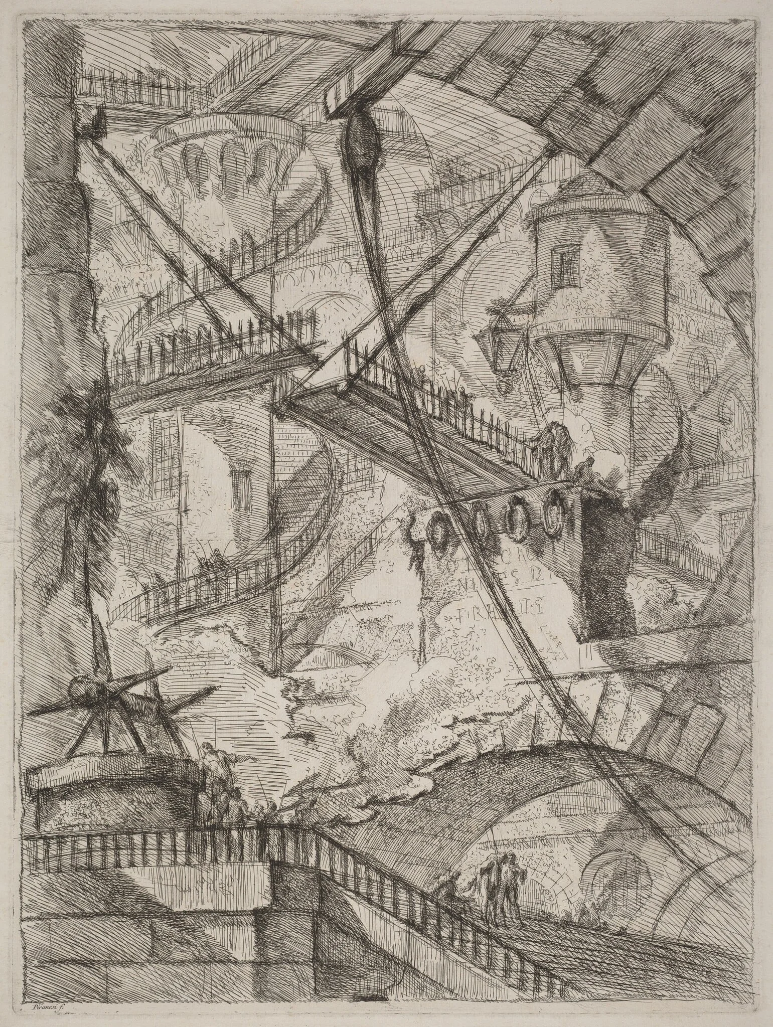 The Drawbridge, detail