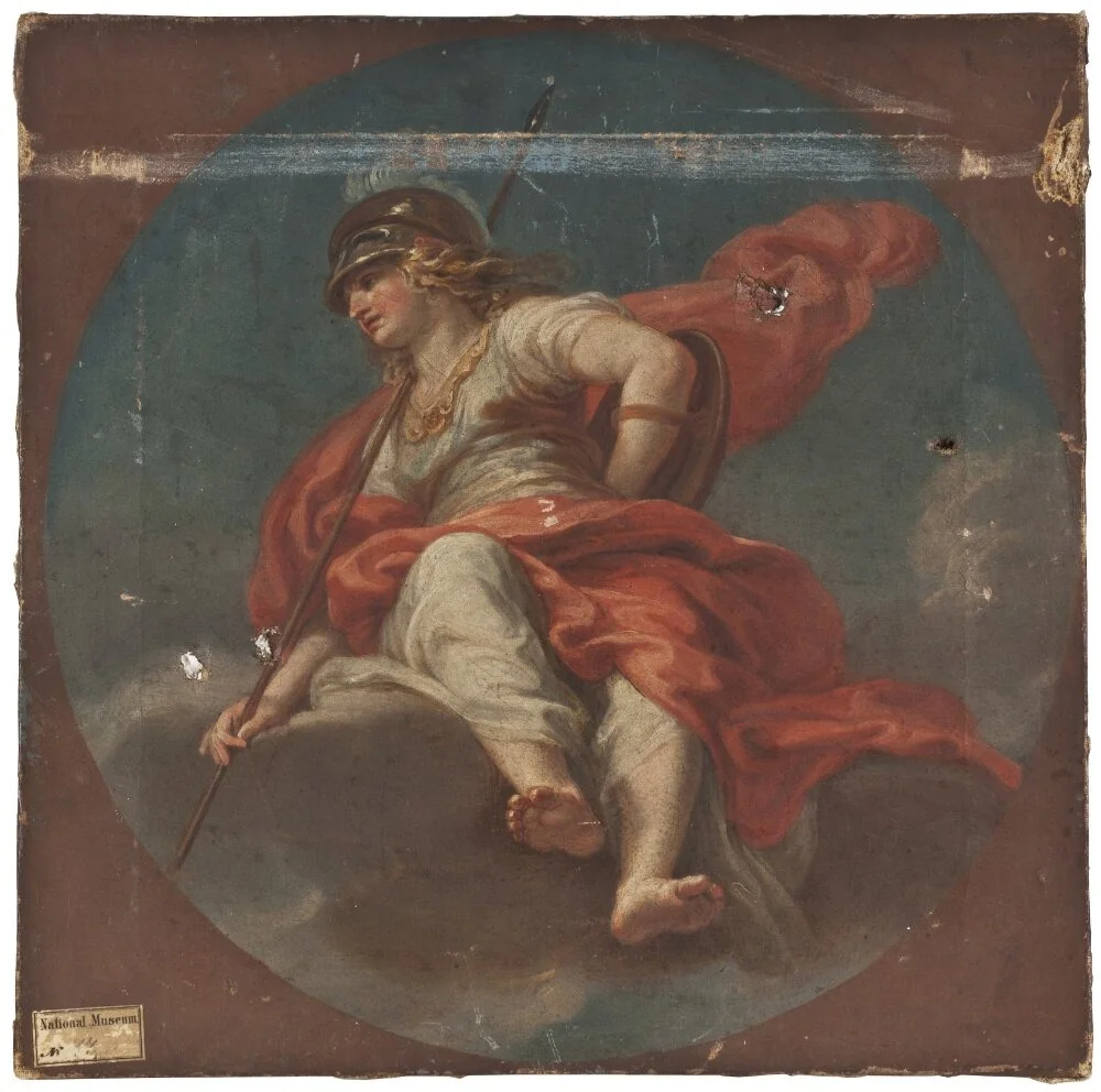 Pallas Athena, detail