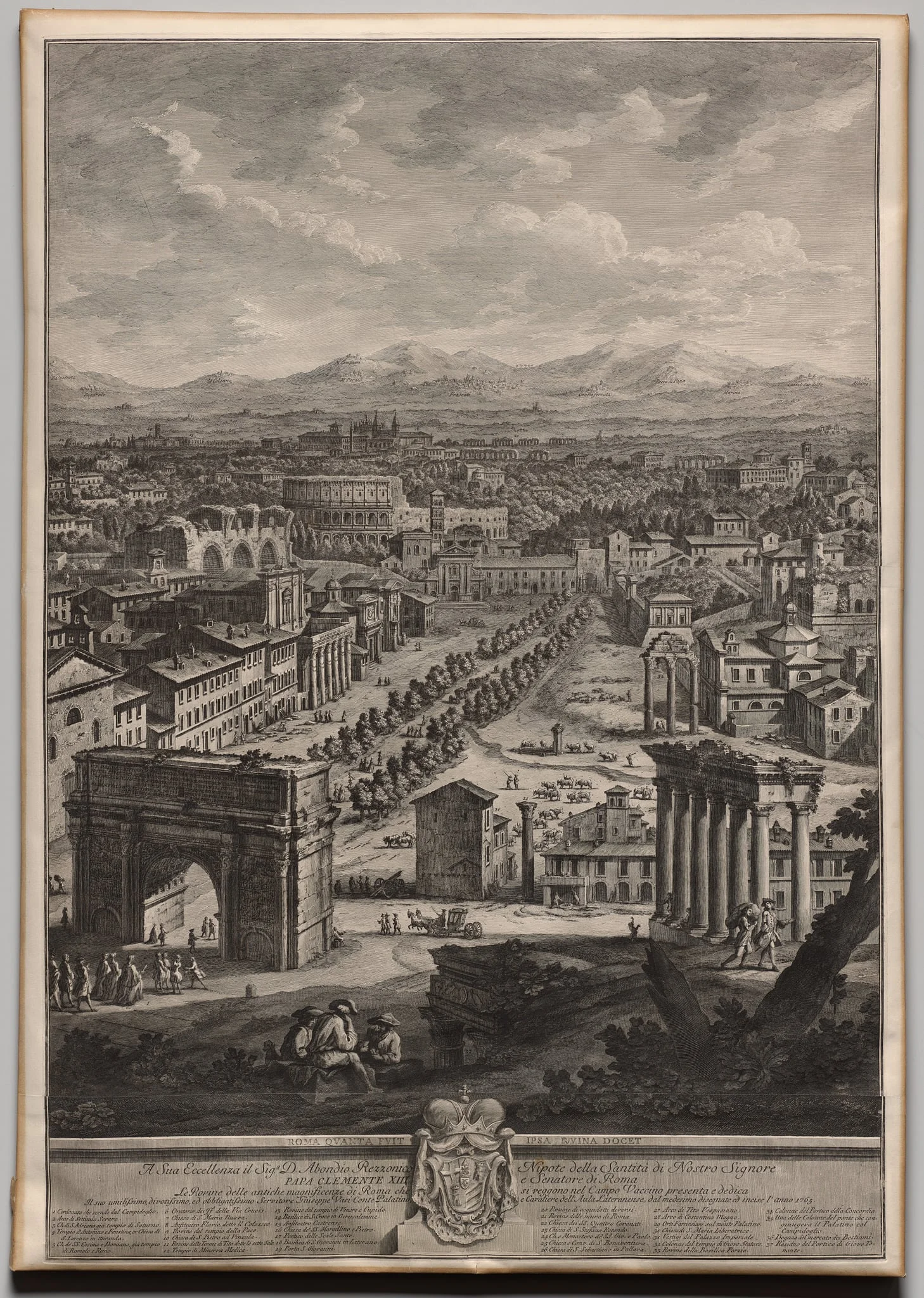 The Campo Vaccino, detail