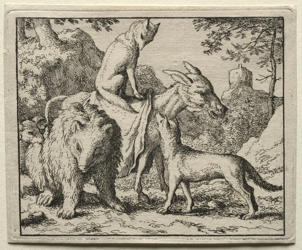 Reynard the Fox, by Allart van Everdingen, 1662