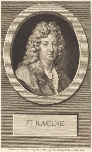 Jean Racine, by Augustin de Saint-Aubin, ink, 1806