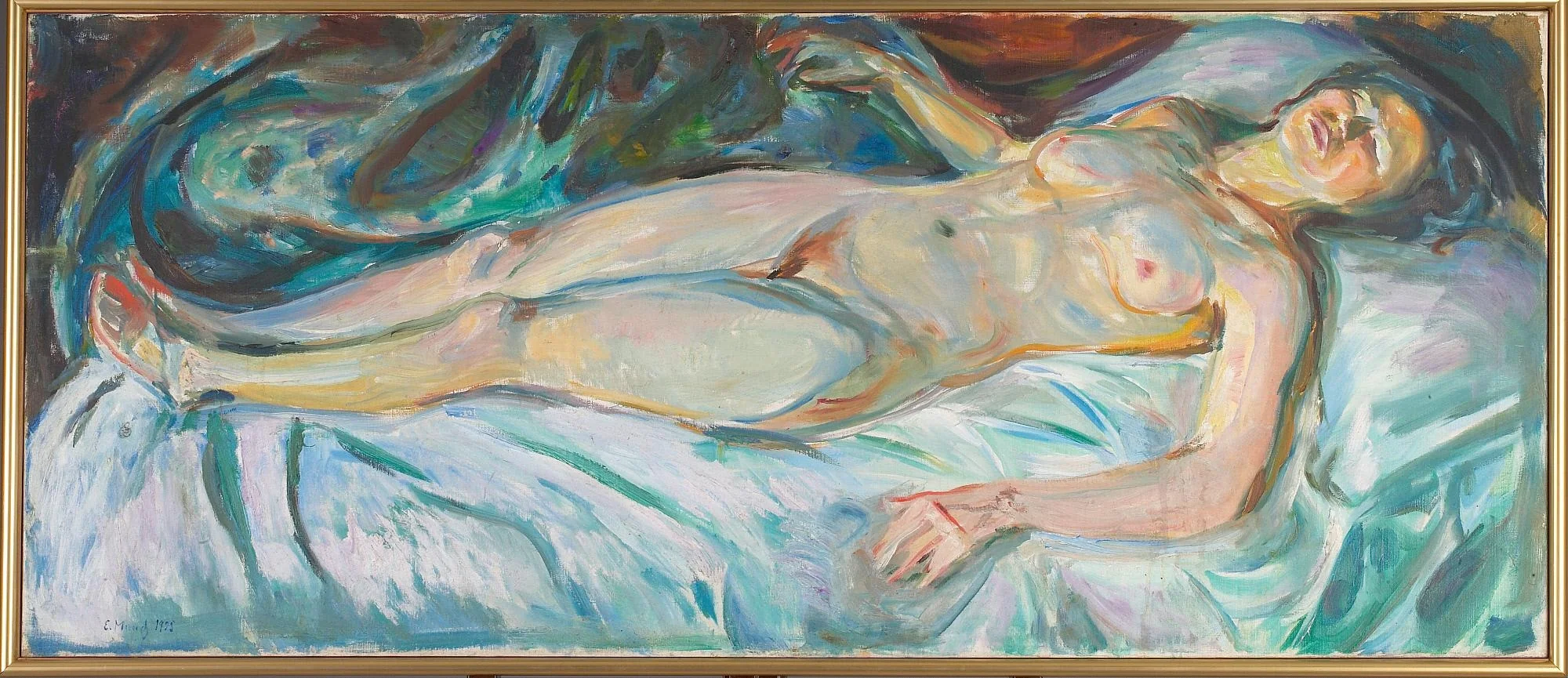 Reclining Nude: Night, detail