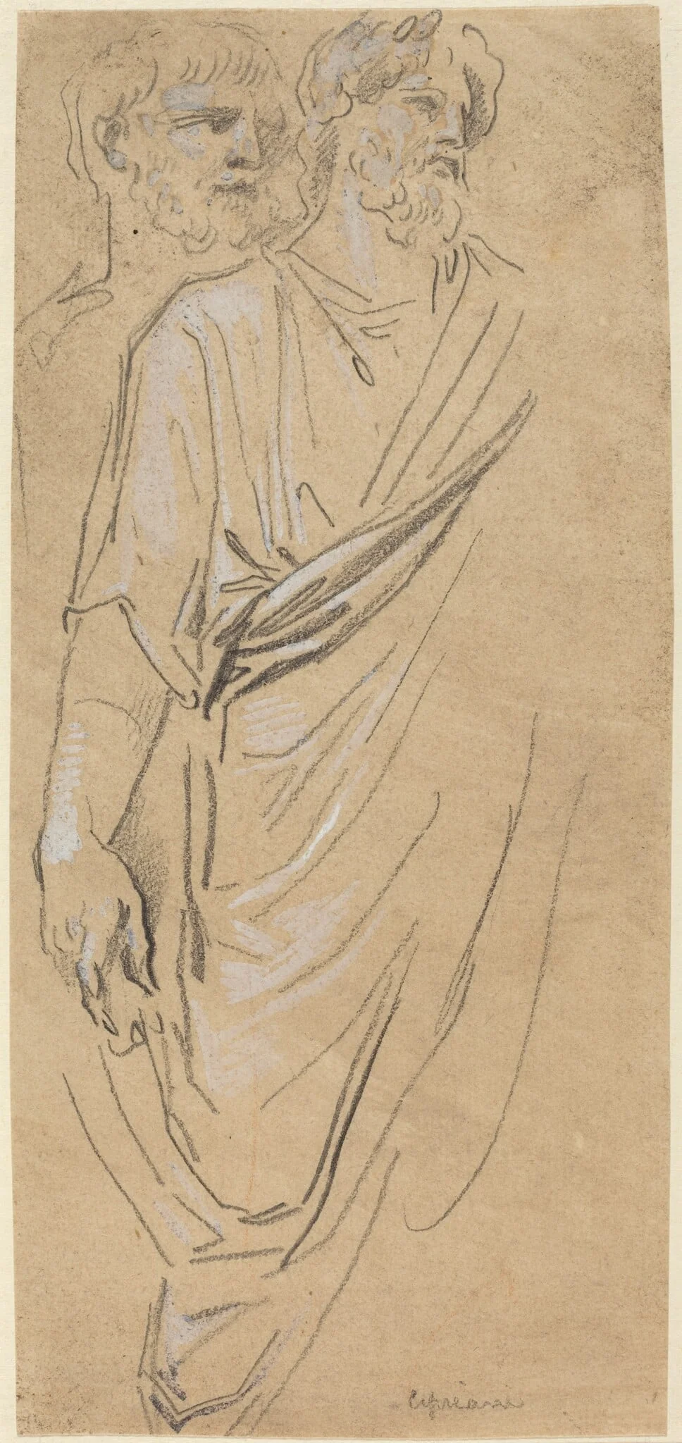 Studies of a Classical Figure, detail