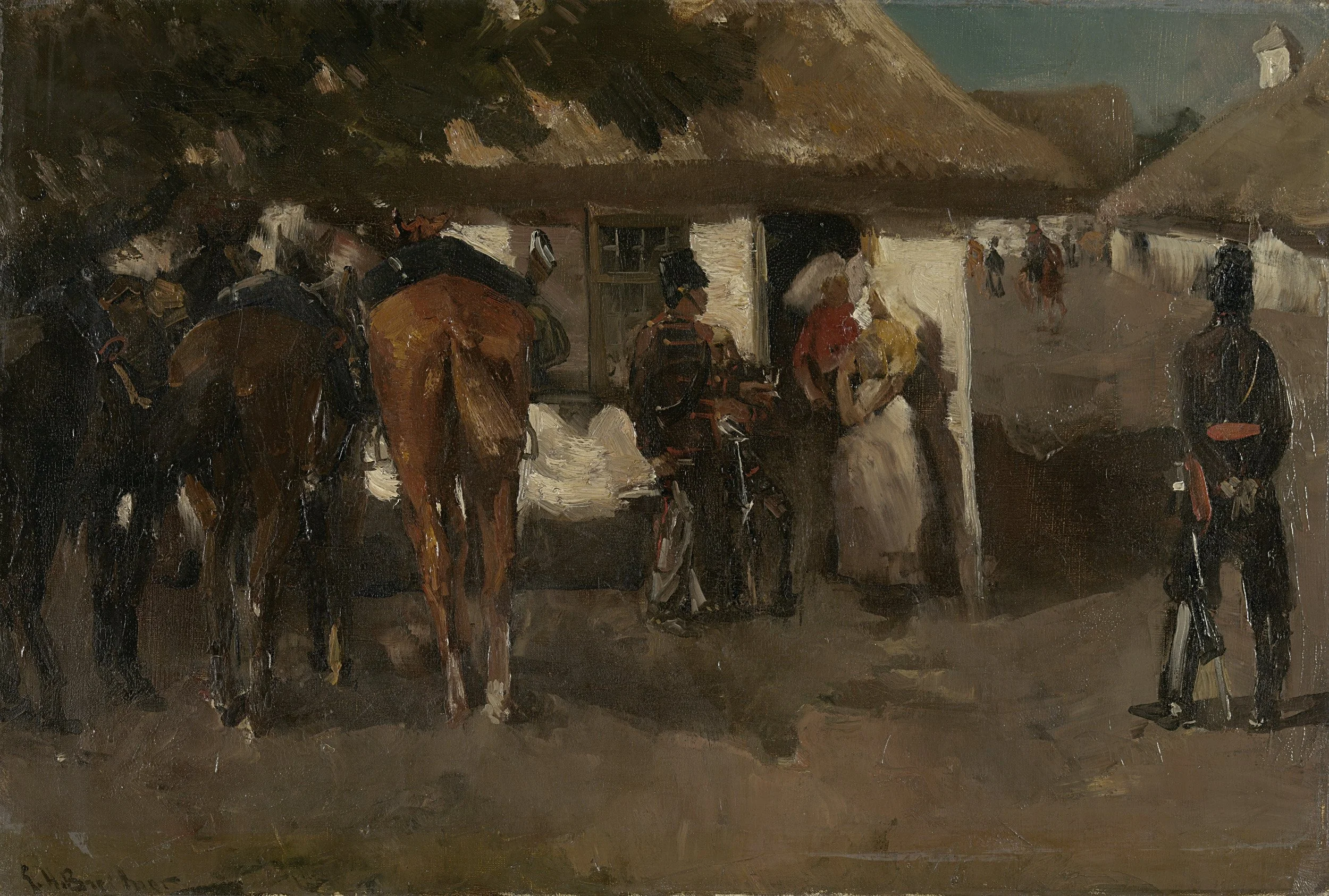 Billeting the Troops, detail