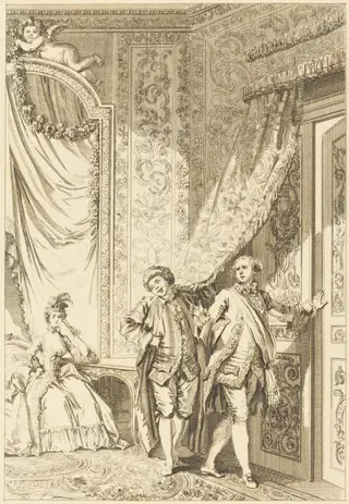 Le magnifique, by Jean-Baptiste Tilliard, ink, 1776