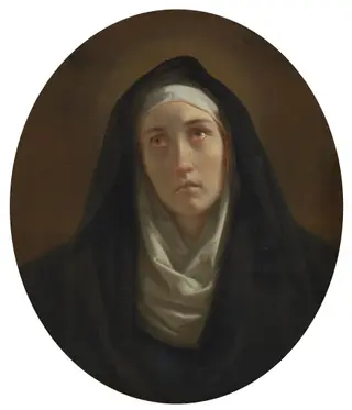 Mater Dolorosa, by Henri Decaisne, oil, 1834
