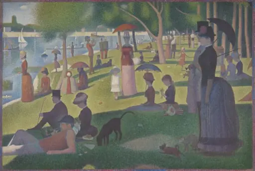 A Sunday on La Grande Jatte — 1884, by Georges Seurat, oil, 1885