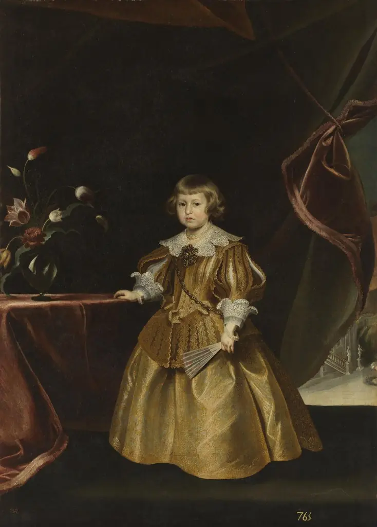 Portrait of an infanta, by Frans Luycx, oil, 1601