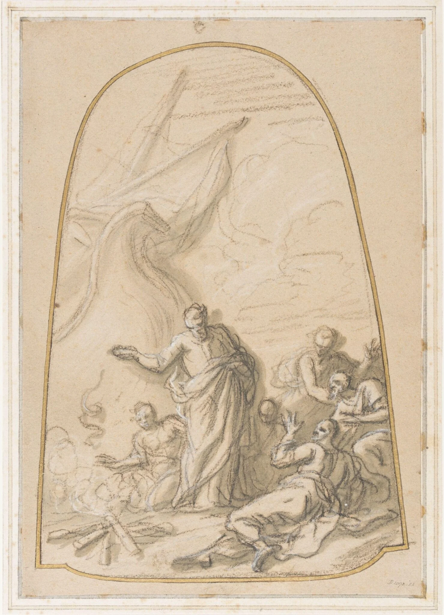 St Paul Shipwrecked on the Island of Malta, detail