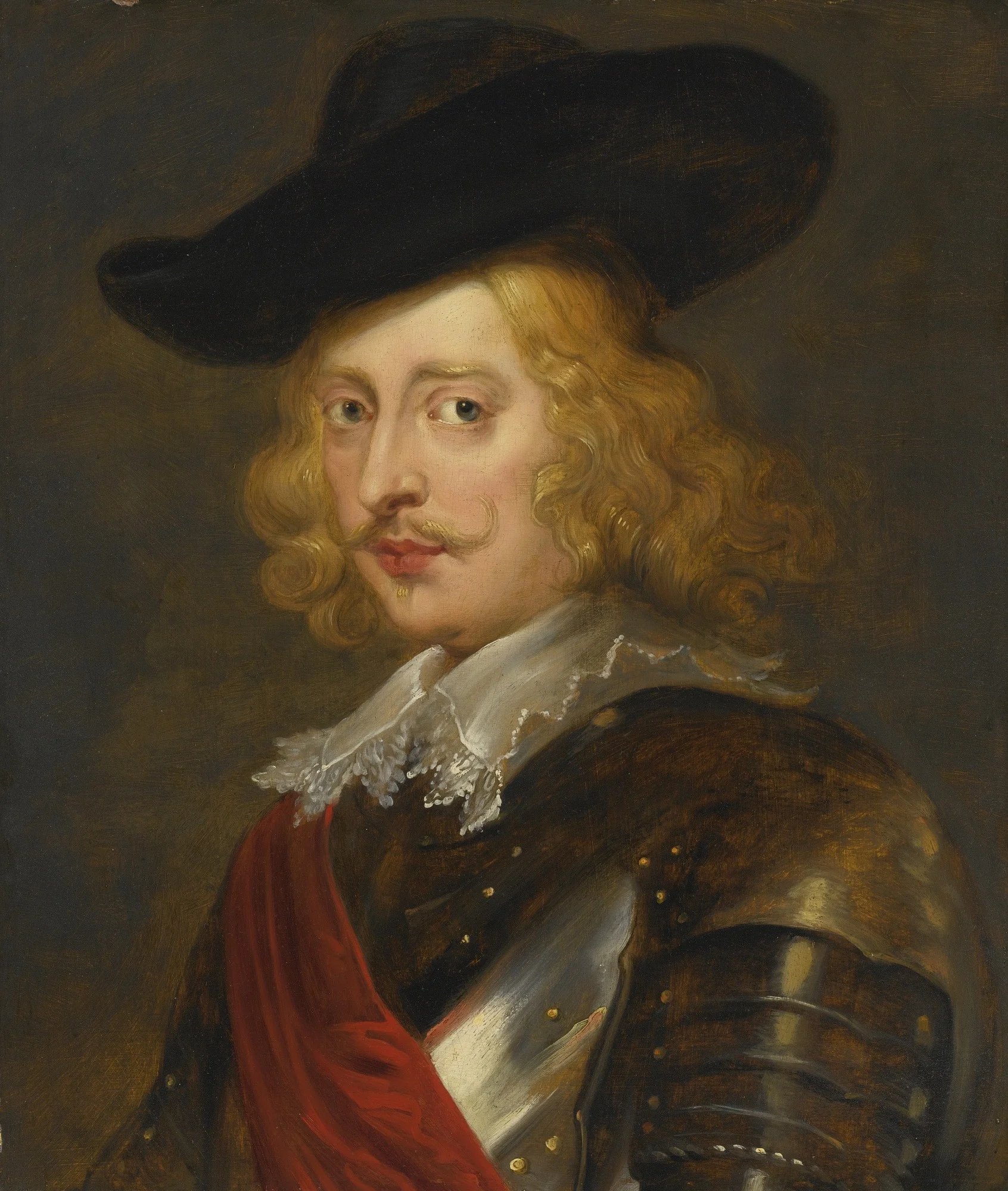 Portrait of cardinal-infante Ferdinand of Spain, detail