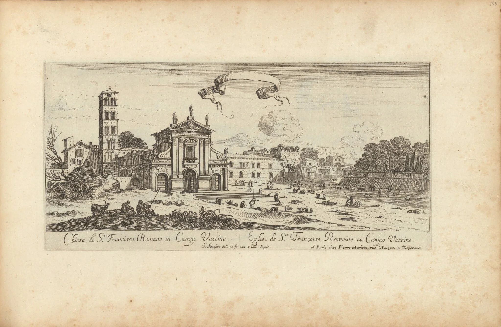 Chiesa di Sta Francisca Romana in Campo Vaccine, detail