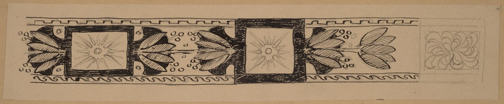 Study for a Border Design, detail