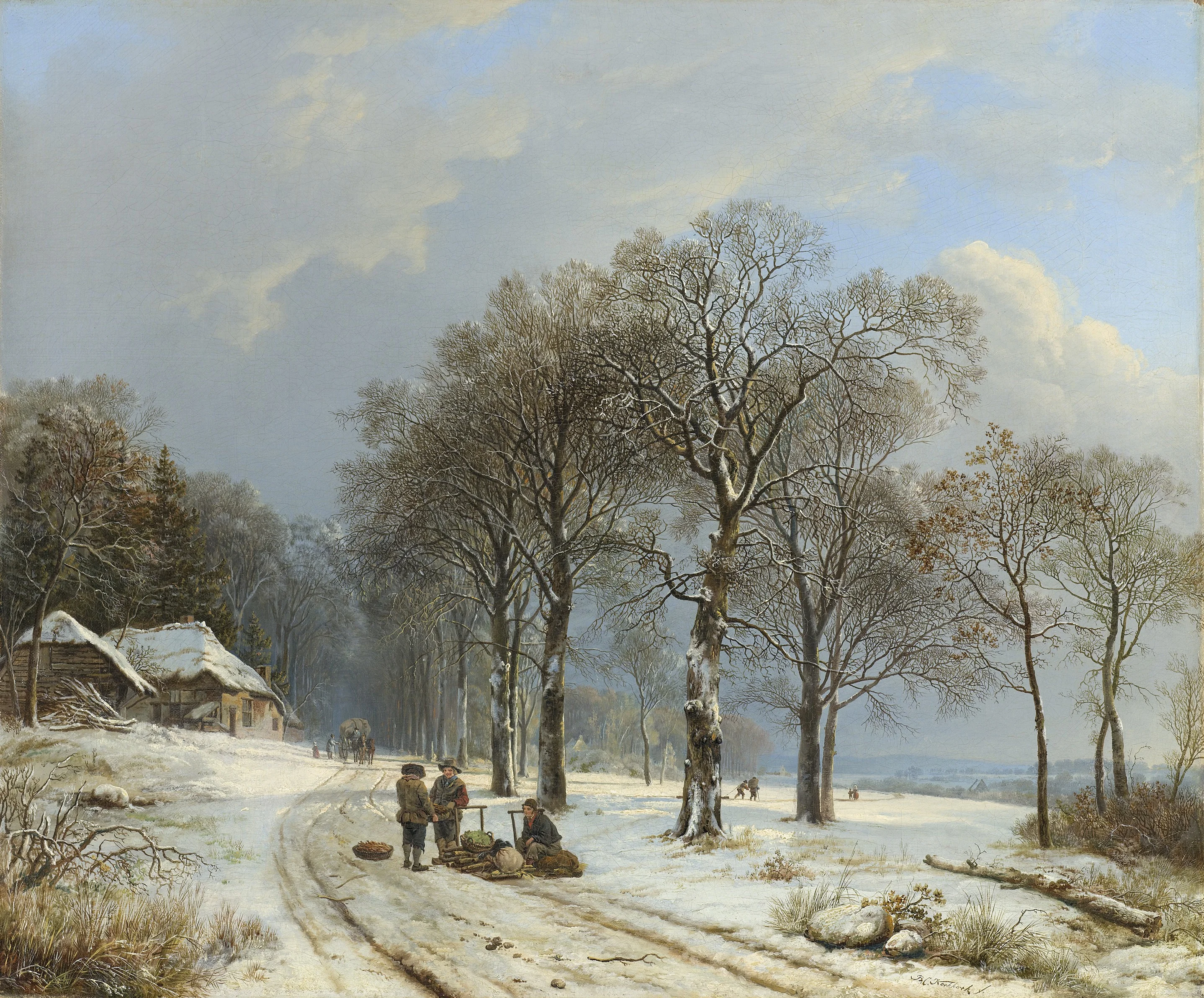 Winter Landscape, detail