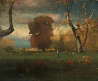 Landscape, by George Inness, oil, 1894