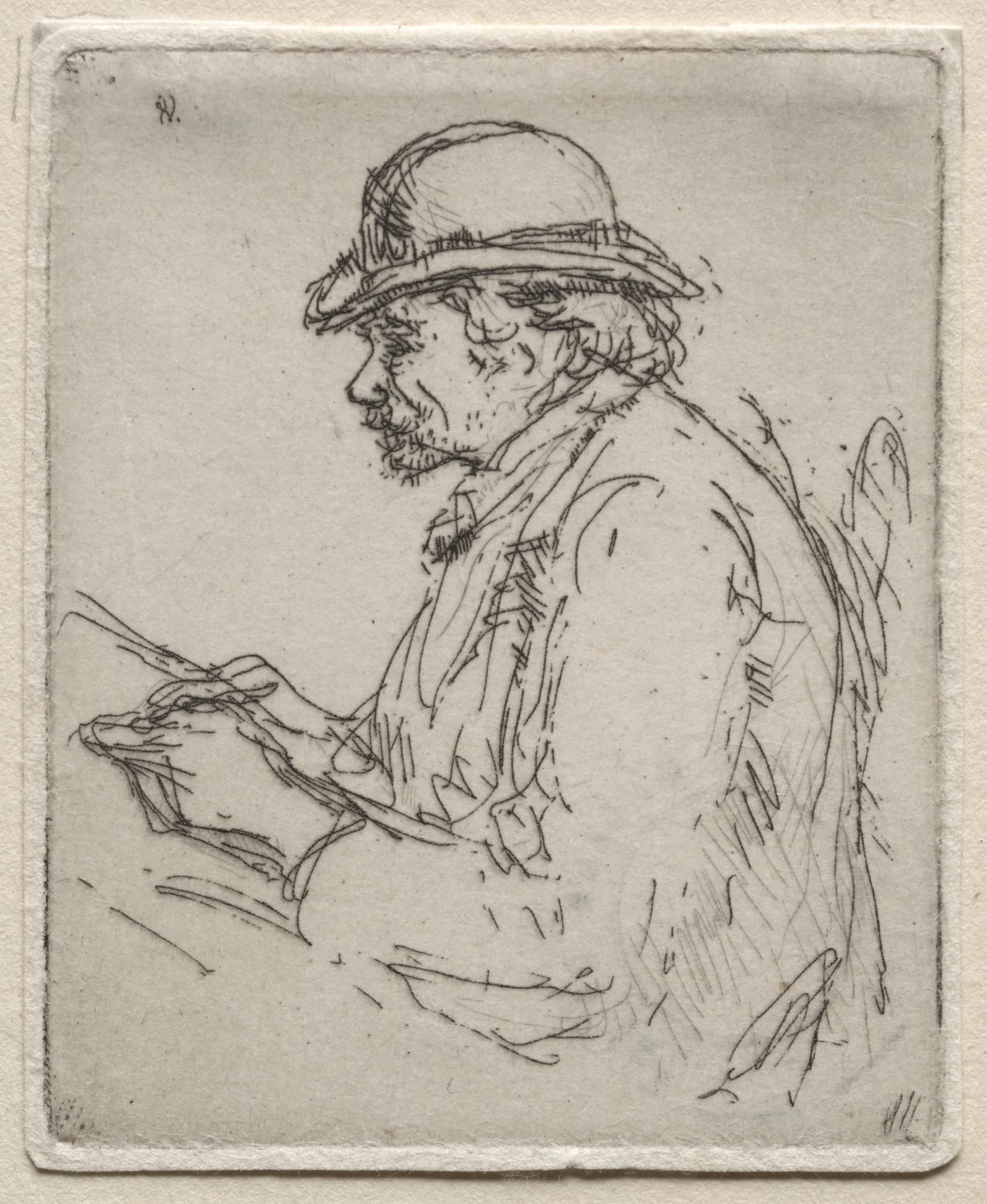 Paris: Café Artist, detail
