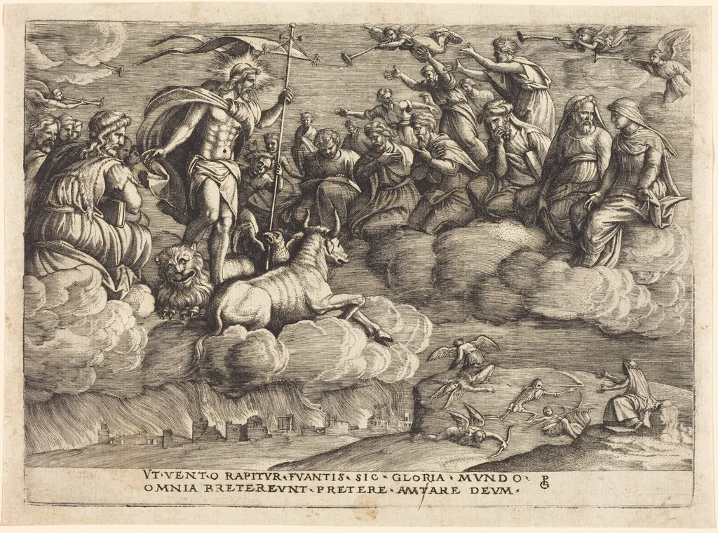 The Triumph of Eternity, by Georg Pencz, ink, 1539