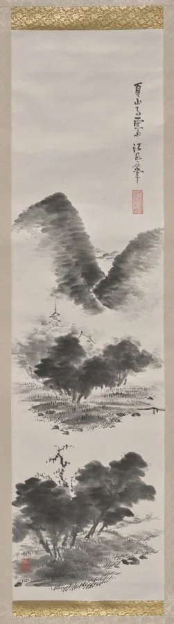 Rain Clearing over a Summer’s Mountain, detail
