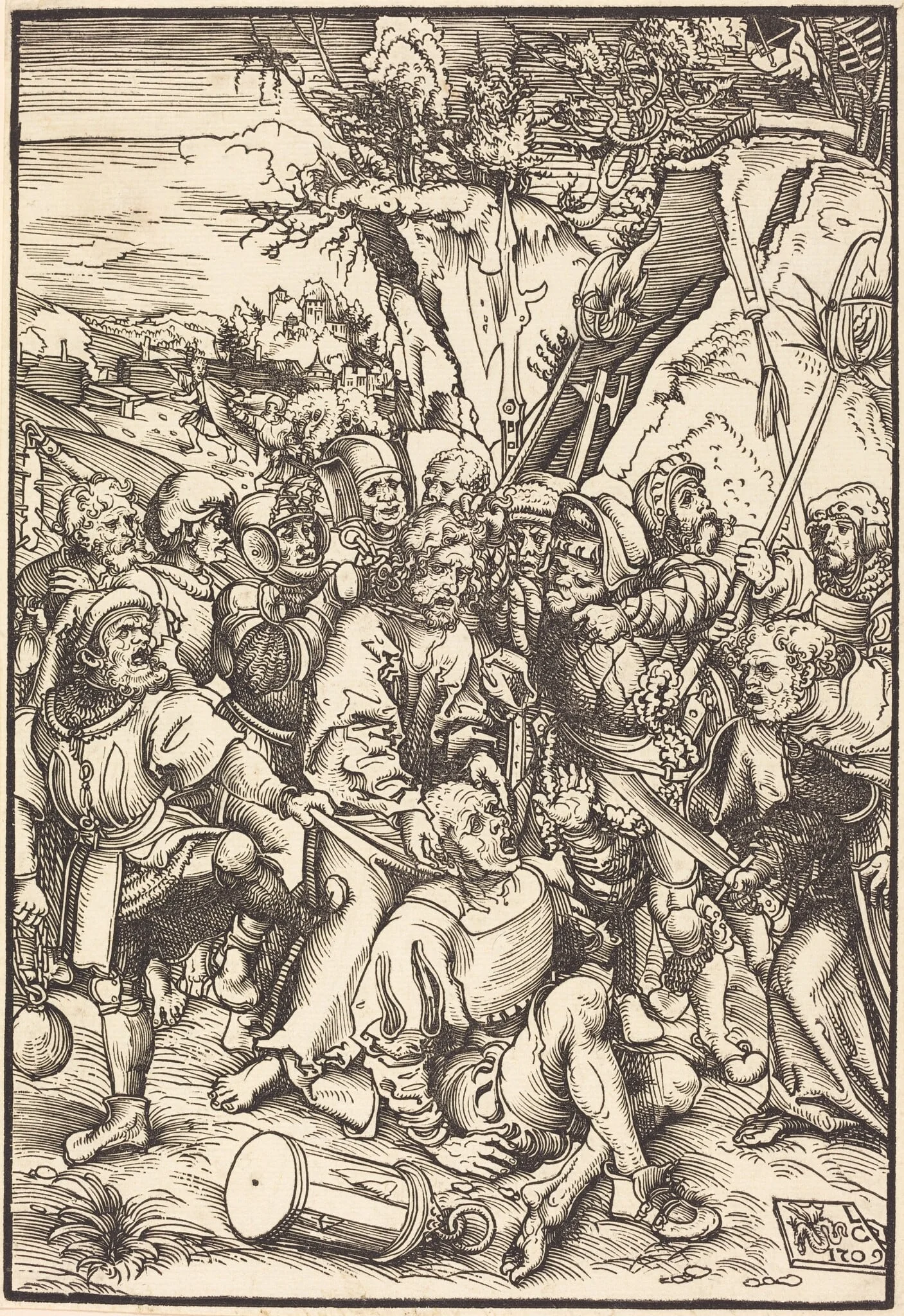 Christ Taken Captive, detail
