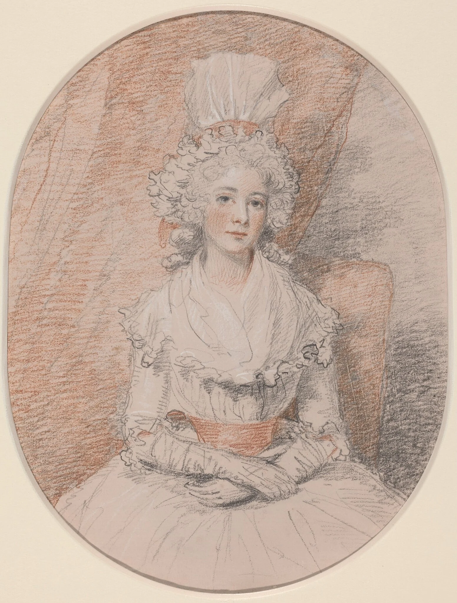 Miss Frances Beresford, detail