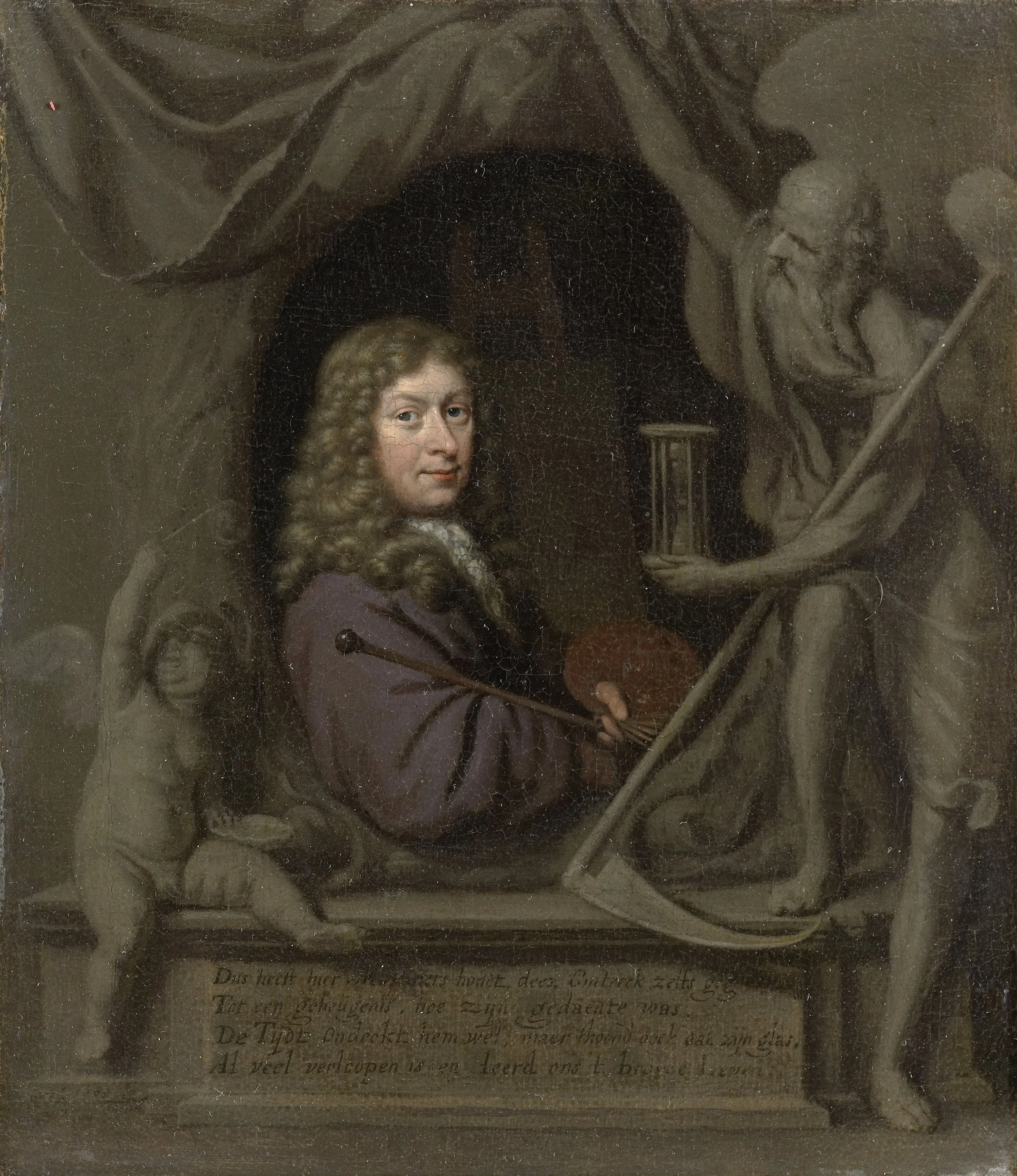 Self portrait, detail