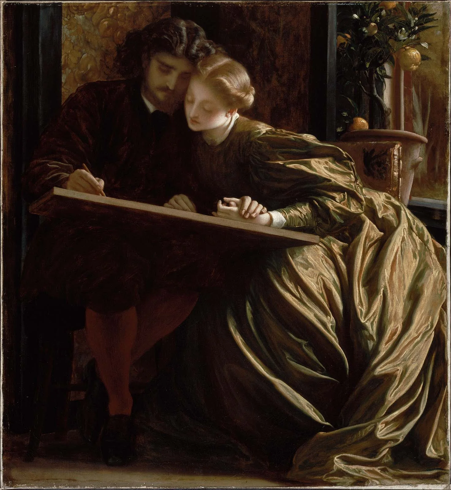 The Painter's Honeymoon, detail