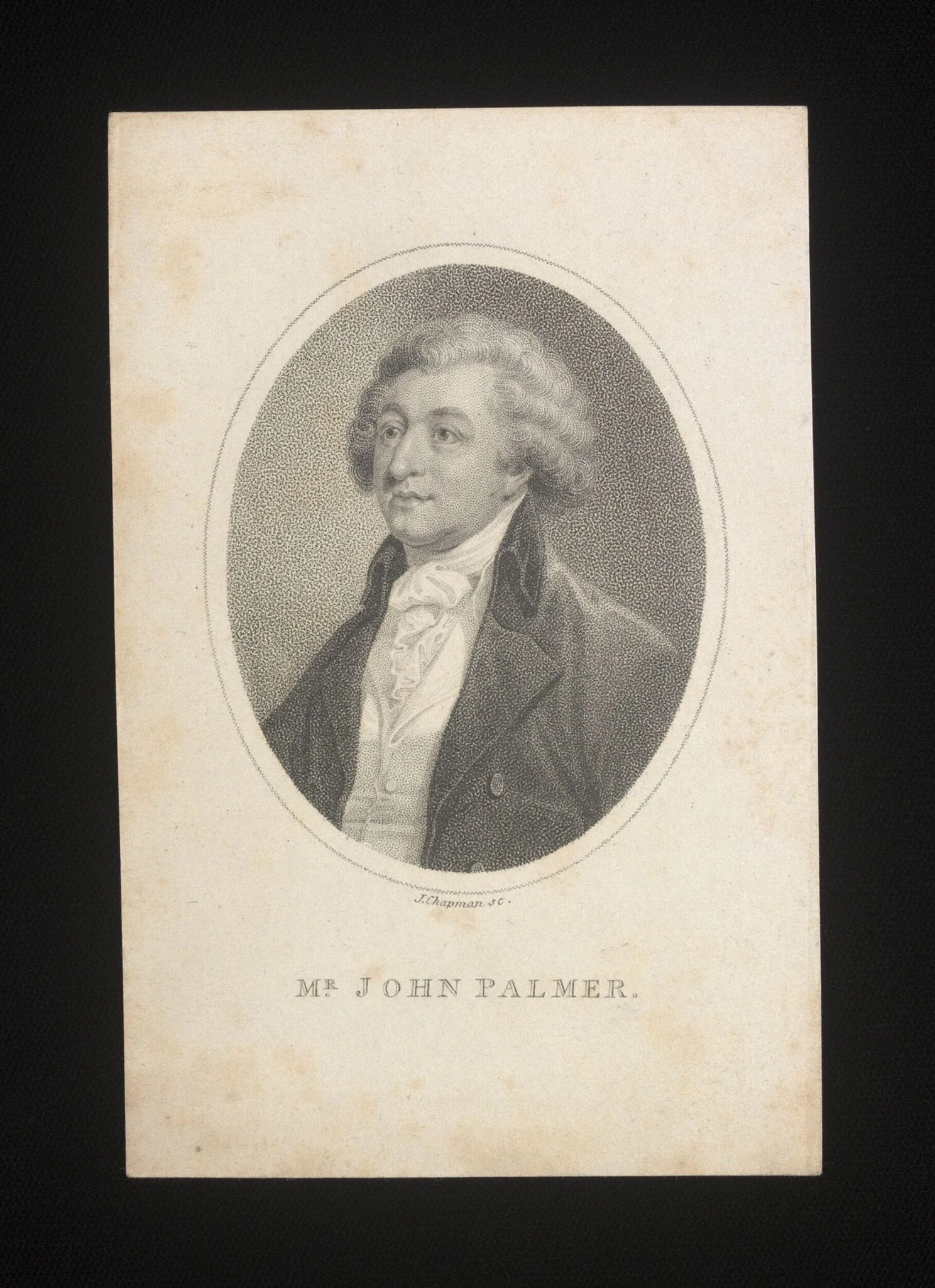 Mr John Palmer, detail