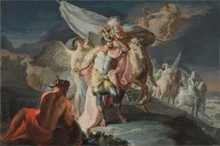 The Victorious Hannibal Seeing Italy from the Alps for the First Time, by Francisco de Goya, oil, 1770